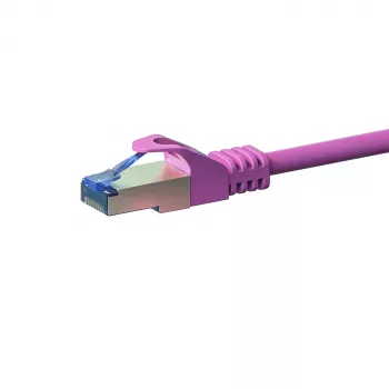 DSIT CAT 6a netwerkkabel LSOH - S/FTP - 50 meter - roze - patchkabel