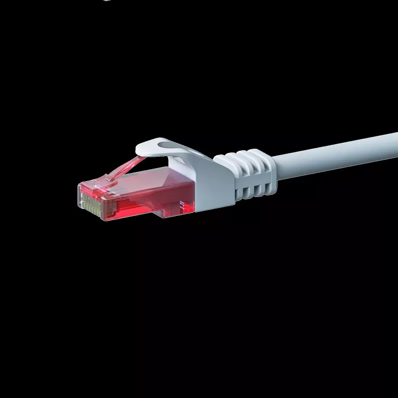 DSIT DC-62-100 CAT6 U/UTP netwerkkabel, 10 m, wit, 100% koper