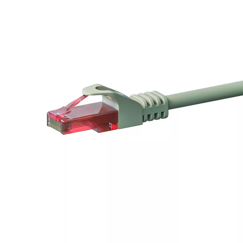 DSIT CAT6 netwerkkabel, U/UTP, 20 m, grijs, 100% koper (DC-61-200)