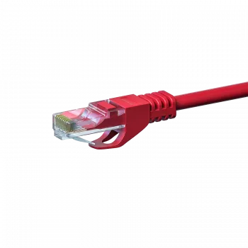 DSIT CAT 6 netwerkkabel U/UTP - 3 meter - rood - CCA (DC-C65-030)