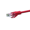 DSIT DC-55-020 CAT5e U/UTP netwerkkabel, 2 m, rood, 100% koper