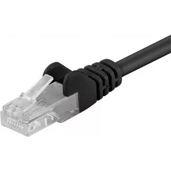 DSIT CAT 5e U/UTP netwerk-patchkabel, 0,25 m, zwart, CCA, RJ45, Gigabit Ethernet