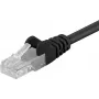 DSIT CAT 5e U/UTP netwerk-patchkabel, 0,25 m, zwart, CCA, RJ45, Gigabit Ethernet