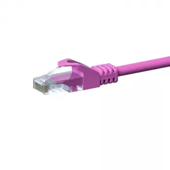 DSIT CAT 5e U/UTP netwerkkabel 15m roze CCA