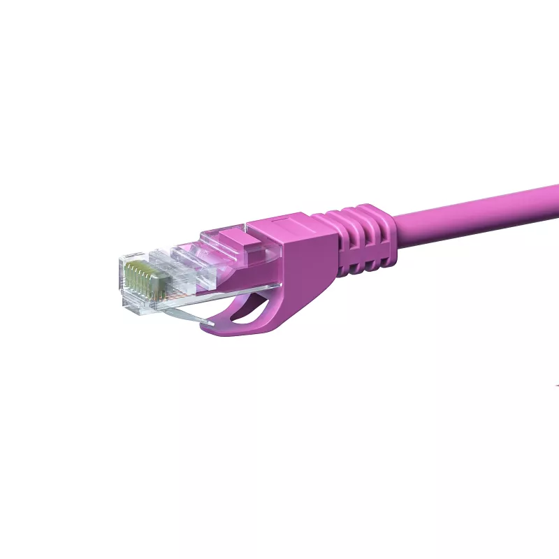 DSIT CAT 5e U/UTP netwerkkabel 15m roze CCA
