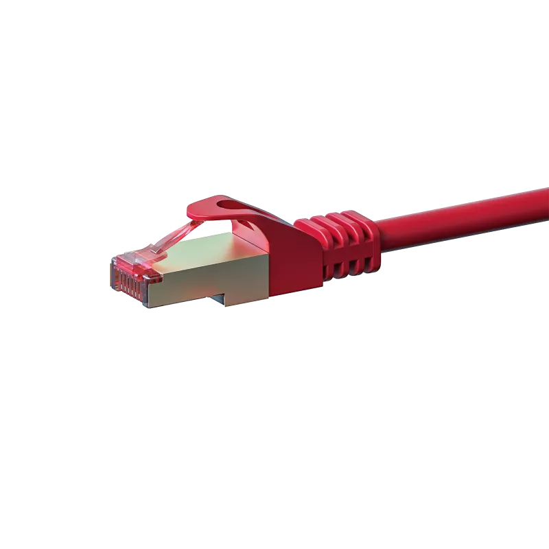 DSIT CAT 6 netwerkkabel LSOH - S/FTP - 1,50 m - rood (DC-S65-015)