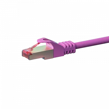 DSIT Cat 6 S/FTP LSOH netwerk-patchkabel, RJ45, roze, 1,5 m