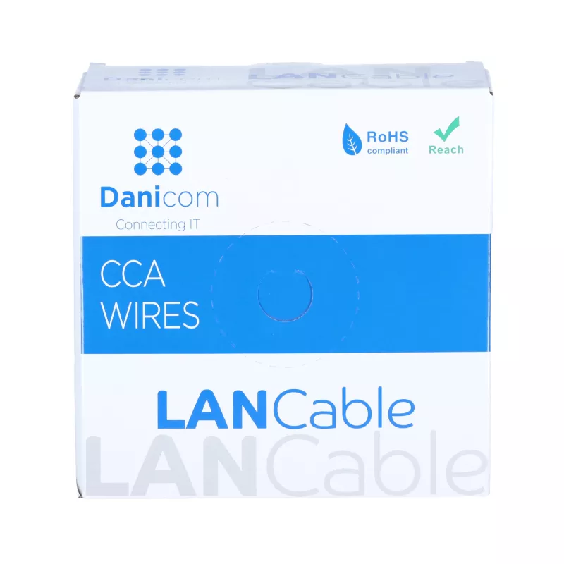 DSIT CAT6 S/FTP 50m kabelrol grijs CCA (DC-SFTP6CCA50S-GRY)