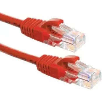 DSIT CAT6a ethernet-patchkabel 100% koper U/UTP 3m rood
