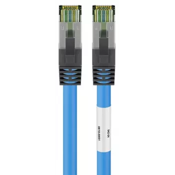 DSIT RJ45 netwerkkabel S/FTP PiMF CAT 8 patchkabel blauw 0,50m