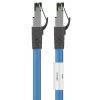 DSIT RJ45 netwerkkabel S/FTP PiMF CAT 8 patchkabel blauw 0,50m