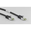 DSIT RJ45-netwerkkabel S/FTP PiMF met CAT 8 ruwkabel zwart 1m