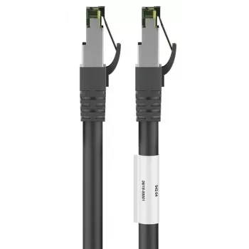 DSIT RJ45-netwerkkabel S/FTP PiMF CAT 8 kabel zwart 0,25m