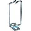 DSIT kabelring 40 x 80 mm DS-Cablering-2 - zwarte, poedergecoate stalen kabelmanagement-beugel voor 19 inch racks