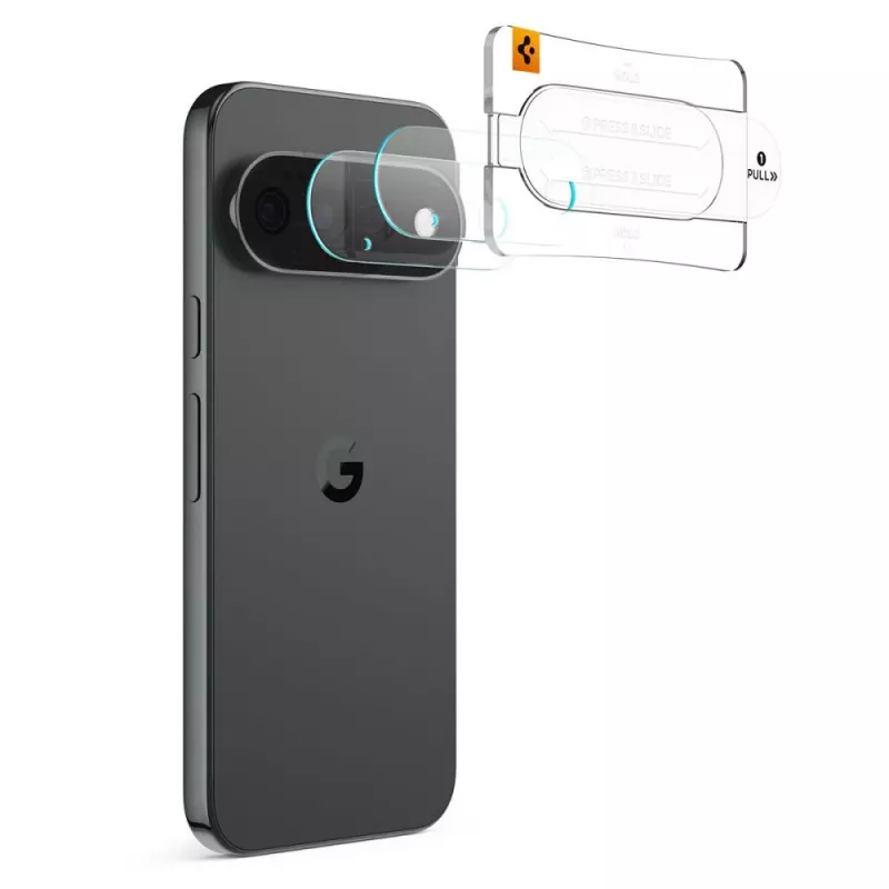 Spigen Optik Pro Glas.tR EZ Fit camerabescherming 2-pack voor Google Pixel 11 Pro XL - transparant