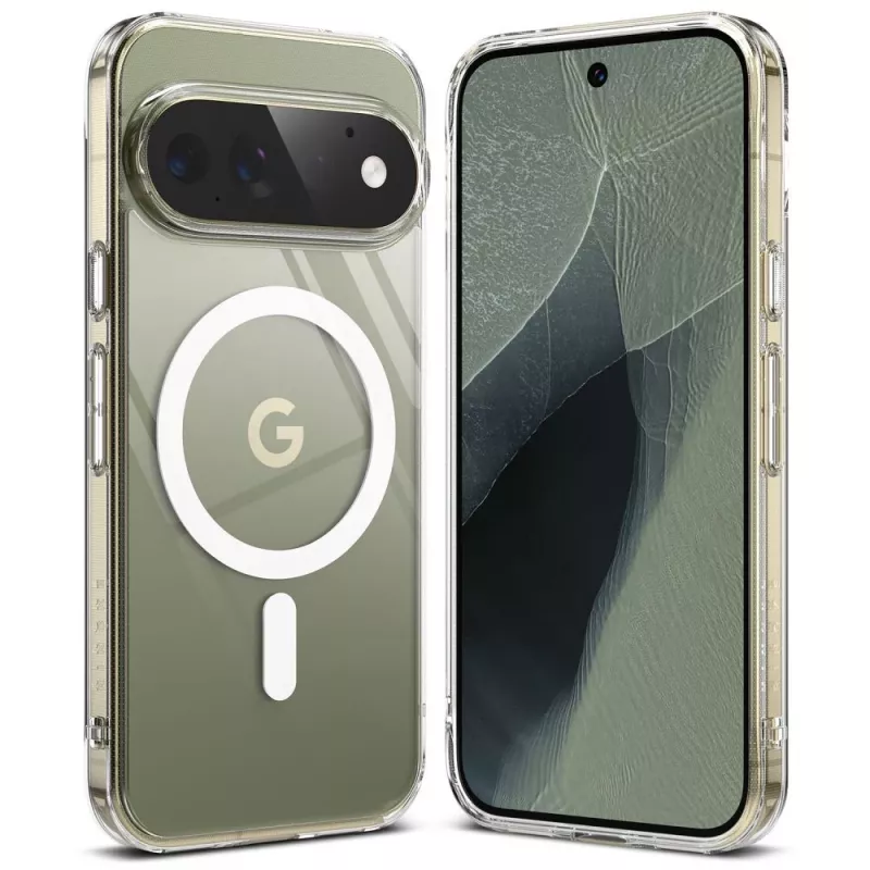 Ringke Fusion Magnetic MagSafe-hoesje voor Google Pixel 11 Pro - transparant