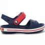 Crocs Crocband sandale kinderen navy blauw rood 12856-485