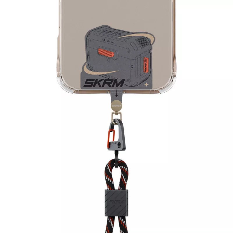 Skinarma Mecha universele lanyard-adapter grijs