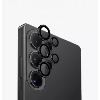 UNIQ Optix aluminium camera-lensbescherming voor Samsung Galaxy S26 Ultra - zwart
