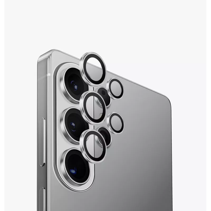 UNIQ Optix aluminium camera-lensbescherming voor Samsung Galaxy S26 Ultra - zwart
