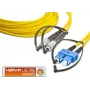 Lightwin LDP-09 FC-SC 10.0 duplex singlemode glasvezel patchkabel, FC naar SC, OS2, 10 m, Geel