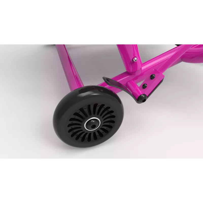 EzyRoller Classic roze ride-on speelgoed voor kinderen van 3-12 jaar
