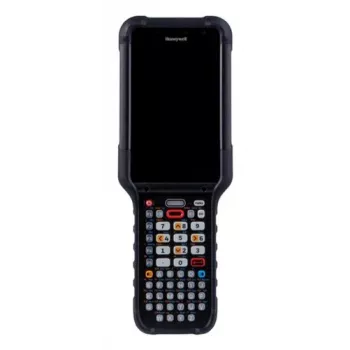 Honeywell CK67 5G & Wi-Fi 6E rugged mobiele computer, 4,3-inch touchscreen, 38-toetsen numeriek toetsenblok met functietoetsen, 8GB RAM, 128GB opslag, FlexRangeXLR roodlaser-scanner, voor- en achtercamera, standaardaccu, GMS, IP65/IP68, Global