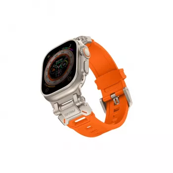 SKINARMA Titon armband voor Apple Watch Ultra 49mm oranje