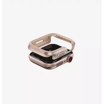 UNIQ Valencia hoesje voor Apple Watch 42mm, Midnight Black