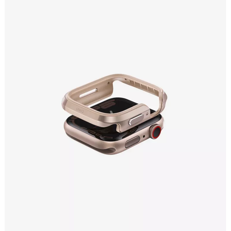 UNIQ Valencia hoesje voor Apple Watch 42mm, Midnight Black