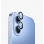 UNIQ Optix aluminium cameralensbeschermer met applicator voor Apple iPhone 17, Blauw