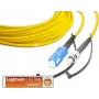 Lightwin LSP-09 SC-ST 3.0 simplex singlemode glasvezel patchkabel, SC naar ST, OS2, LSOH, 3 m, Geel