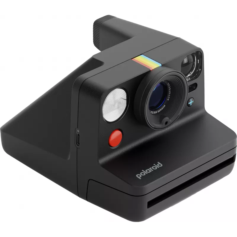 Polaroid Everything Box Now+ Gen 3 zwart directklaarcamera-set met 2x Color 600 film dubbelpak