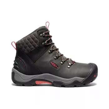 KEEN dames Revel III waterdichte winterlaars, zwart/roze, 7.5