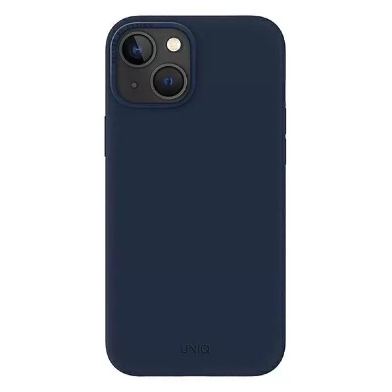 UNIQ Lino Marine Blue hoesje voor iPhone 14 Plus / 15 Plus 6,7 inch