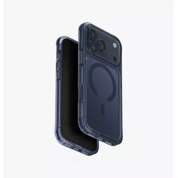 UNIQ Combat case voor iPhone 17 Pro Max met MagClick-laadfunctie, blauw