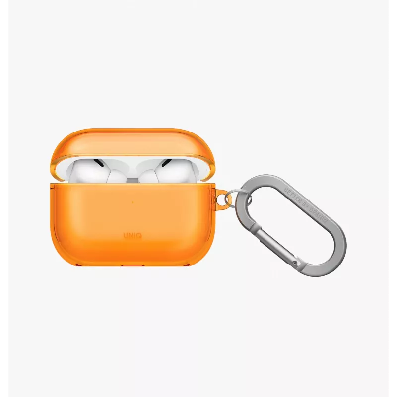 UNIQ Glase hoesje voor AirPods Pro 3, Oranje