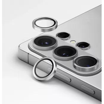 UNIQ Optix aluminium cameralensbeschermer voor Samsung Galaxy S26 Ultra, Zilver
