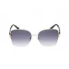 GUESS dames GF00052-5932B kattenoog-zonnebril, havanna montuur, bruine verloopglazen, 59 mm