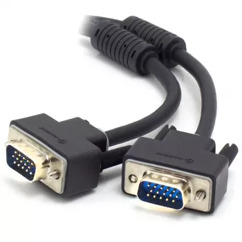 ALOGIC VGA-MM-02 2m VGA-naar-VGA-kabel met audio, zwart