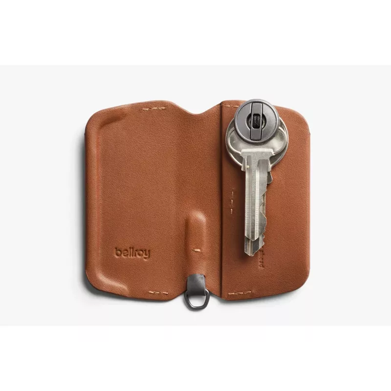 Bellroy Key Cover 3rd Edition karamel leren sleutelorganizer