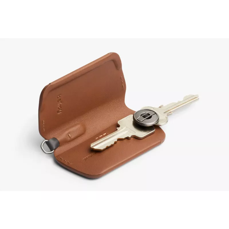 Bellroy Key Cover 3rd Edition karamel leren sleutelorganizer