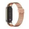 Tech-Protect MilaneseBand roestvrijstalen bandje voor Xiaomi Smart Band 8, roségoud
