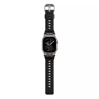 SKINARMA Talon polsband voor Apple Watch Ultra 49mm zwart
