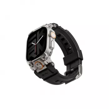 SKINARMA Talon polsband voor Apple Watch Ultra 49mm zwart