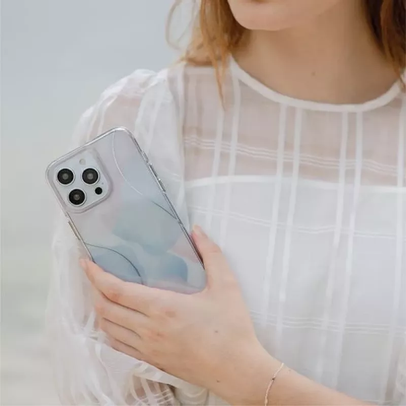 UNIQ Coehl Palette hoes voor iPhone 14 Plus/15 Plus 6,7 inch Dusk Blue