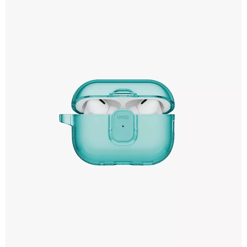 UNIQ Glase Pro Lock hoesje voor AirPods Pro 3, Turquoise