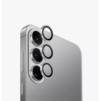 UNIQ Optix aluminium camera-objectiefbescherming voor Samsung Galaxy S26 / S26+ - zilver