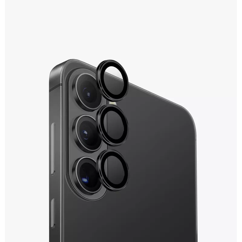 UNIQ Optix aluminium camera-objectiefbescherming voor Samsung Galaxy S26 / S26+ - zilver