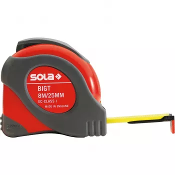 SOLA MIARA ZWIJANA BIG T 8m magnetisch meetlint met automatische terugloop